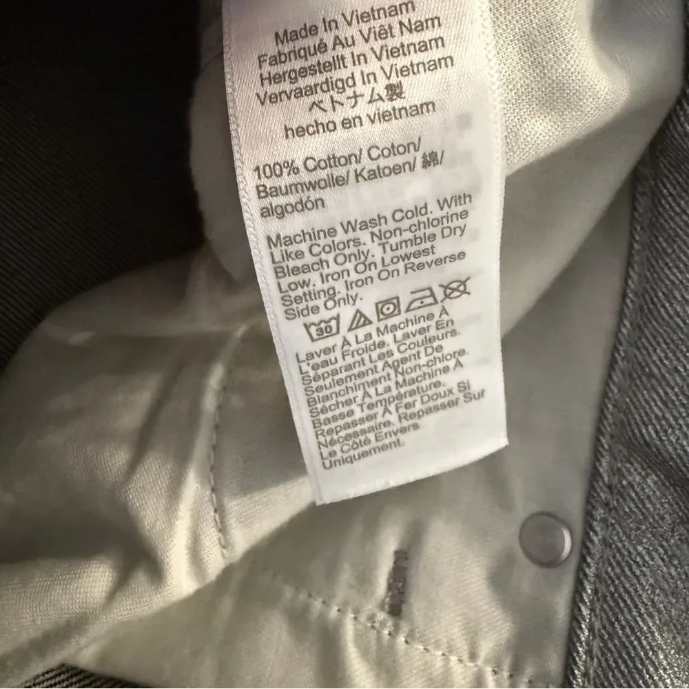 J. Crew Collection slouchy-straight jean in silver